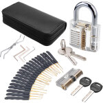 Daniu 24 pices crochets de verrouillage outil de formation ensemble de cadenas de pratique transparent ...