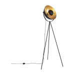 Magnax - lampe de table trpied / tripode - 1 lumire - h 170. 5 cm - noir - rustique - clairage intrieur ...