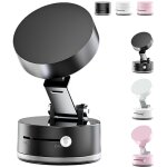 Magnetic car phone holder, double sided suction cup cell phone holder, foldable, suction force n52, suitable ...