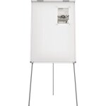 Magnetoplan - chevalet  feuilles mobiles surface d'criture l680xh1045mm blanc rglable en hauteur jusqu' ...