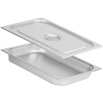 Mahlzeit bac gn 1 / 1 avec couvercle, hauteur 65 mm, diff�rentes tailles, gastronorm, acier inoxydable ...