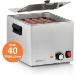 Mahlzeit - chauffe - saucisses en acier inoxydable lectrique 1200 w contrle automatique de la temprature, ...