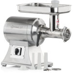 Mahlzeit - hachoir � viande en acier inoxydable �lectrique argent� 450w 75kg / h avec embouts pour remplir ...