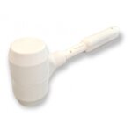 Maillet en caoutchouc blanc antitache et anti - rebond - 500 gr raimondi 11129