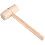 Maillet en bois marteau charpentier h�tre massif t�te ronde travail du bois outil � main pour le bricolage ...