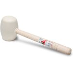 Rubi - maillet caoutchouc blanc pointe ronde 500 g 66906 Rubi - maillet caoutchouc blanc pointe ronde 500 g 66906
