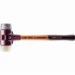 Maillet halder simplex nylon / m�tal doux, avec bo�tier en fonte mall�able et manche en bois de haute ...