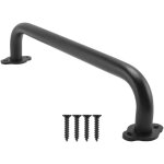 Main courante de mur tuyau industriel en m�tal 10 pouces - poign�e traction porte grange tuyau, marches ...