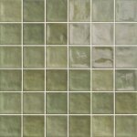 Mainzu ceramica - carrelage mur effet zellige chaouen forest 10x10 cm - reflex boutique