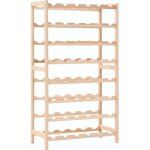 Maison chic - casier � bouteilles �tag�re � vin range bouteille bois de c�dre 57, 5 x 28 x 102 cm 48919 ...