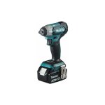 Makita dtw180rtj boulonneuse a chocs lxt 180nm 3 / 8 18v - 2x5. 0ah batteries + chargeur + coffret