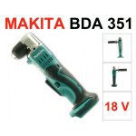Bda 351 z perceuse d'angle sans fil 18v 13, 5nm solo - sans batterie, sans chargeur - makita