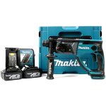 Makita - bhr 202 perforateur combin sans fil 18v 2, 0j sds plus + coffret makpac + 2x batteries 3ah ...