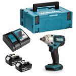 Boulonneuse � chocs 18v 1 / 2' 190 nm (2x5, 0 ah) en makpac makita dtw190rtj