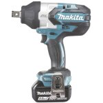 Cl� � chocs sans fil makita dtw1001rtj 18 v nombre d'accus fournis 2 5 ah + 2 batteries, + chargeur, ...