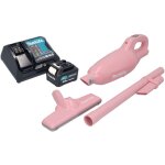 Makita cl 108 fdsm1p aspirateur � batterie 12 v max. 0, 6 l rose + 1x batterie 4, 0 ah + chargeur