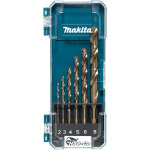 Makita - coffret 6 forets m�tal hss - co d - 75758 sourcing