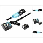 Makita dcl 180 b 18v li - ion aspirateur compact sans fil noir + 1x batterie bl 1830 3, 0 ah + chargeur ...