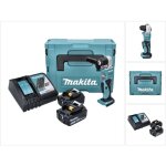 Dda 351 rtj perceuse angulaire sans fi 18 v 13, 5 nm + 2x batteries 5, 0 ah + chargeur + coffret makpac ...