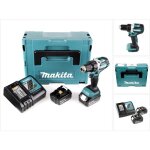 Ddf 484 rmj perceuse - visseuse sans fil 18 v brushless 54 nm en makpac avec 2x 4, 0 ah batterie et chargeur ...