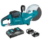 Makita - d�coupeuse 36v lxt li - ion �230 mm (2x5, 0 ah) dce090t2x1
