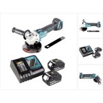 Makita dga 506 rg meuleuse d'angle sans fil 18 v 125 mm brushless + 2x batteries 6, 0 ah + chargeur