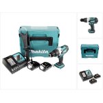 Makita dhp 458 raj perceuse - visseuse � percussion sans fil 18 v 91 nm + 2x batterie 2, 0 ah + chargeur ...