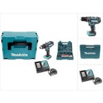 Makita - perceuse  percussion sans fil dhp 482 rf1j 18 v 62 nm dans un coffret makpac + batterie 3, ...