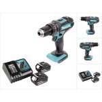 Dhp 482 rg perceuse - visseuse  percussion sans fil 18 v 62 nm + 2x batterie 6, 0 ah + chargeur - makita ...