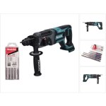 Makita dhr 241 z marteau perforateur sans fil 18 v 2, 0 j sds plus + 5 pcs. jeu de forets - sans batterie, ...
