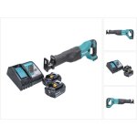 Makita - djr 186 rf scie sabre sans fil 18 v + 2x batteries 3, 0 ah + chargeur
