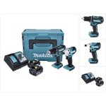 Makita - dlx 2339 j kit combin� batterie ddf 482 perceuse - visseuse sans fil + dtd 156 visseuse � choc ...