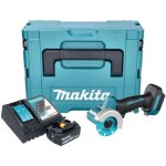 Makita dmc 300 rg1j meuleuse d'angle sans fil 18 v 76 mm brushless + 1x batterie 6, 0 ah + chargeur + ...