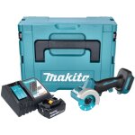 Makita dmc 300 rt1j meuleuse d'angle sans fil 18 v 76 mm brushless + 1x batterie 5, 0 ah + chargeur + ...