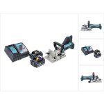 Makita - dpj 180 rg lamelleuse sans fil 18 v - 100 mm + 2x batteries 6, 0 ah + chargeur
