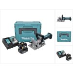 Makita dpj 180 rmj fraiseuse rainureuse sans fil 18 v 100 mm + 2x batterie rechargeable 4, 0 ah + chargeur ...
