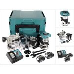 Makita drt 50 rf1j x2 aflleureuse multifonctions sans fil, sans balai, 18 v li - ion - avec module de ...