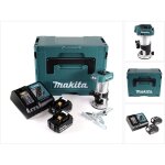 Makita - drt 50 rfj fraiseuse multifonctions sans fil brushless 18v + 2x batteries 3, 0 ah + chargeur ...