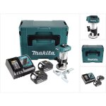 Makita - drt 50 rmj fraiseuse multifonction sans fil brushless 18v + 2x batteries 4, 0 ah + chargeur ...