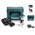 Makita - drt 50 rt1j fraiseuse multifonction sans fil brushless 18v + 1x batterie 5, 0 ah + chargeur ...