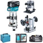 Makita - drt50rtjx2 18v router trimmer