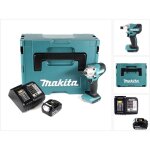 Dtd 156 sf1j clé à choc sans fil 18v 155nm + 1x batterie 3, 0ah + chargeur + makpac - makita Dtd 156 sf1j clé à choc sans fil 18v 155nm + 1x batterie 3, 0ah + chargeur + makpac - makita