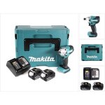 Dtd 156 sf1j clé à choc sans fil 18v 155nm + 2x batterie 3, 0ah + chargeur + makpac - makita Dtd 156 sf1j clé à choc sans fil 18v 155nm + 2x batterie 3, 0ah + chargeur + makpac - makita