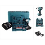 Dtd156stk visseuse  percussion sans fil 155nm 18v 1 / 4' + 1x batterie 5, 0ah + chargeur + coffret + ...