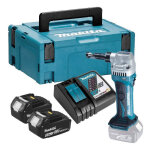 Makita - grignoteuse 18 v li - ion (2x3. 0 ah) en coffret makpac djn161rfj