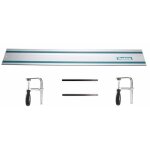 Makita kit de rails de guidage rail de guidage 1400 mm + 2x connecteurs de rails de guidage + 2x serre ...