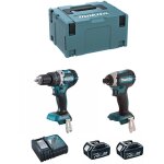 Makita kit dlx2180tj (dhp484 dtd153 2 x 5, 0 ah dc18rc makpac 3) Makita kit dlx2180tj (dhp484 dtd153 2 x 5, 0 ah dc18rc makpac 3)