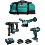 Makita - kit mpk18323a (dga504 ddf482 dhr171 2 x 3, 0 ah dc18rc lxt600)