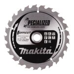 Lames carbure 'efficut' pour bois, pour scies radiales  batterie makita