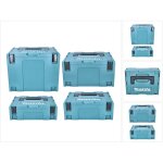 Makita - makpac set gr. 1 + 2 + 3 + 4 bo�te de transport et caisse � outils